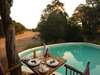 Jongomero - meal next to pool